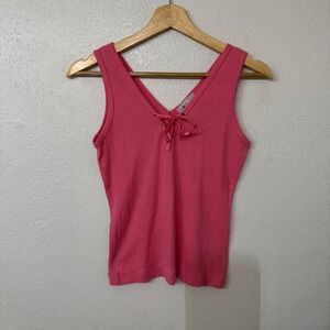 Pink Cabaret top with lace detailing